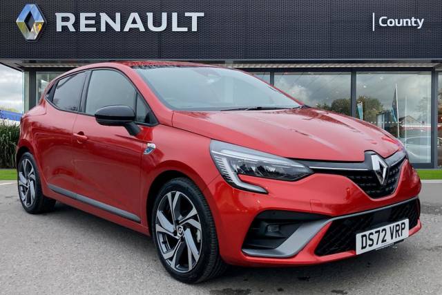 Renault Clio 1.6 E-TECH Hybrid 140 RS Line 5dr Auto Hatchback Petrol/Electric Hybrid RED