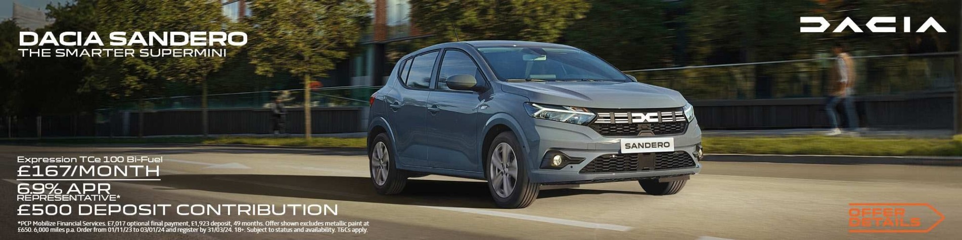 Dacia Sandero Banner